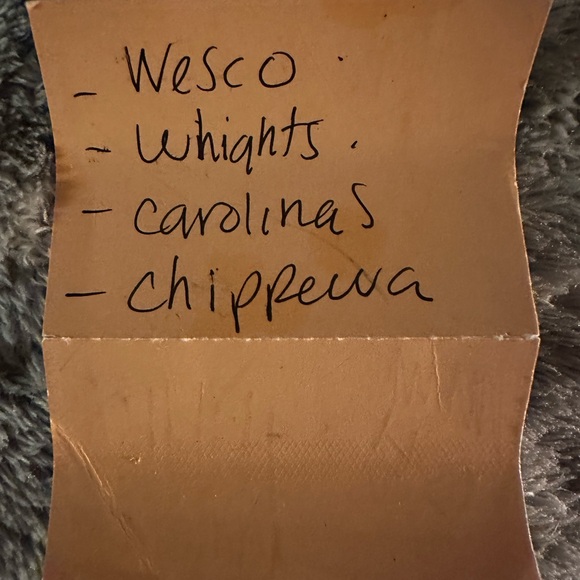 Vintage Handmade brown leather boots men’s size 8E. Lace up. - Picture 16 of 16